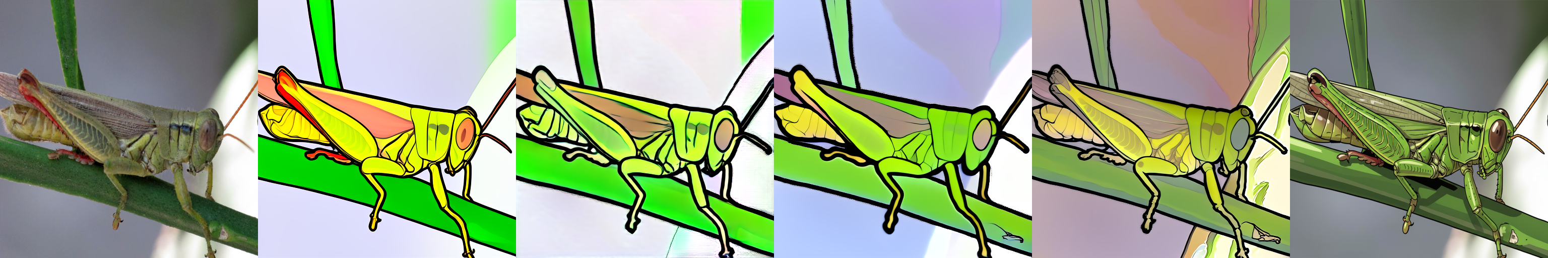 DMDR qualitative comparison under the same prompt and 2-step setting